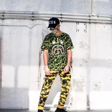 The pants Bape camo that is on the influencer Hyped Jason on his Instagram