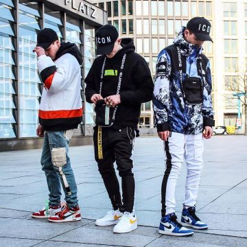 Les Nike Air Jordan 1 Game royal que porte l'influenceur Moe Sommer sur son Instagram