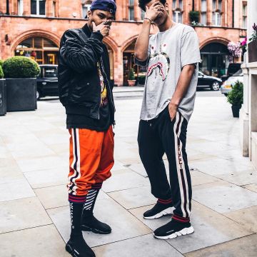 El Balenciaga Speed Trainer negro que lució el influencer John Melchico-Bronx en su Instagram