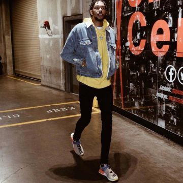 Zapatillas multicolores Pw Human Race Nmd Tr "pharrell" vistas en la cuenta de Instagram de Brandon X. Ingram