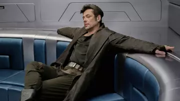 Costume Trench coat worn by DJ / the Mystery Man (Benicio Del Toro) as seen in Star Wars: The Last Jedi