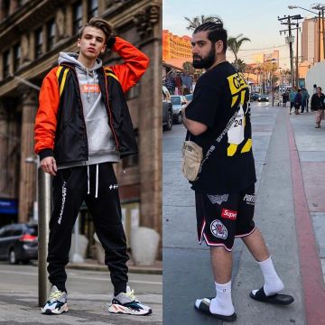 the shorts Supreme Nike black seen on the account Instagram of FitRotation