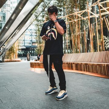 Les sneakers Nike Air Max 1/97 VF Sean Wotherspoon vues sur le compte Instagram de Ari Petrou