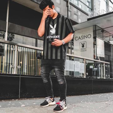 Les sneakers Nike Air Presto Off White vues sur le compte Instagram de Ari Petrou