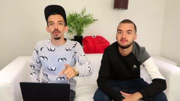 The sweatshirt Stadium LF Crew Olivio Ordonez in the video The comments from the DAD of Bigflo and Oli