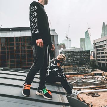 las zapatillas en blanco y negro Era 95 Dx (f.o.g) "fear Of God" vistas en la cuenta de Instagram de Ben Maclean