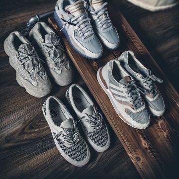 Sneakers grey Nike Air Max 90 Off White of the influencer Niklas Woyt on Instagram (@ezcape)