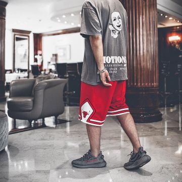 Sneakers grey Yeezy Boost 350 v2 Beluga 2.0 of the influencer Niklas Woyt on Instagram (@ezcape)