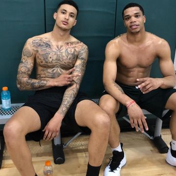 The nike lebron 15 Graffiti Kyle Kuzma on his account Instagram