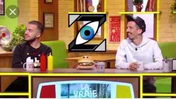 Le sweat noir Vision de Oli (Bigflo&Oli) vu dans le Burger Quiz