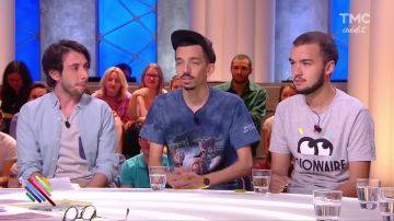 Le t-shirt Visionnaire de Big Flo & Oli dans l'émission Quotidien du 19 juin 2017
