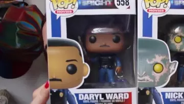 The figurine Funko Pop Daryl Ward in the YouTube video HAUL NYC (with addresses & surprise!) by Fancy Fanny