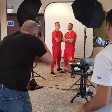 Les claquettes Nike Benassi de Eden Hazard sur son compte Instagram