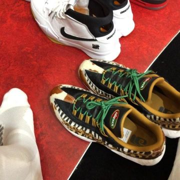 Sneakers Nike Air Max 95 "animal" on the account Instagram of P. J. Tucker