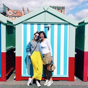 The denim jacket by Zoella on his account Instagram
