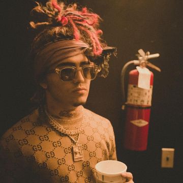 Sunglasses Gucci GG0182S 004 Lil Pump on his account Instagram