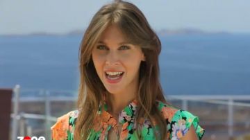 The dress with silk flowers of Ophelia Miller in #ZoneInterdite of the 04/07/2018