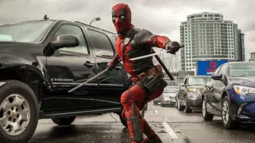 Le katana de Deadpool / Wade Wilson (Ryan Reynolds) dans le film Deadpool