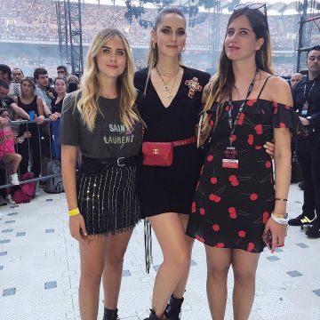 Falda con flecos de Valentina Ferragni en su cuenta de instagram