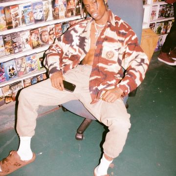 The pair very rare Visvim CHRISTO range by Travis Scott on his account Instagram