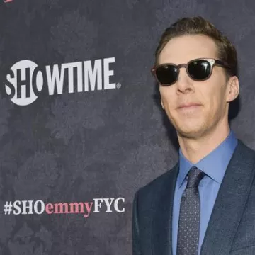 Gafas de sol usadas por Benedict Cumberbatch como se ve durante el evento For your consideration para Patrick Melrose de Showtime en NeueHouse