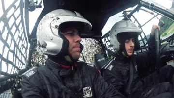 The Motorcycle helmet Scooter worn by Peter Croce in his video youtube