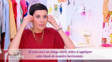 Le collier multi rangs de Cristina Cordula dans #LRDS Les reines du shopping du 05/07/2018
