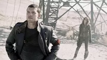 The military cloak of Marcus Wright (Sam Worthington) in Terminator salvation