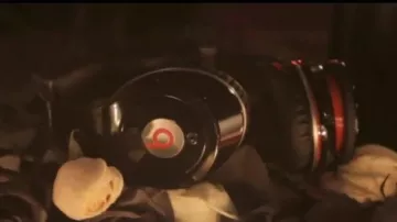 The Beats headphones in the video for "Just Tonight" by the band "The pretty Reckless