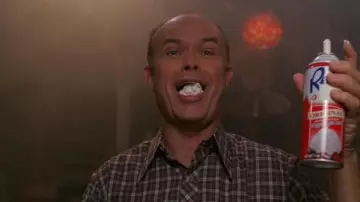 Reddi Whip whipped cream used by Red Forman (Kurtwood Smith) as seen in That 70s Show S02E01
