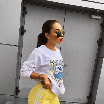 Sunglasses Ray-Ban style Aviator "Shooter" made by Kida on his account Instagram