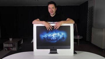 The iMac pro Jojol presented in the video " I purchased the iMac pro to 13000€ (18cœurs) "