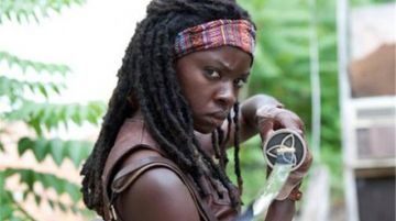 La katana de michonne en los muertos vivientes