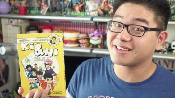 Le Manga "Ki & Hi - Tome 3 - Les jeux olympiques" de Kevin Tran dans sa vidéo YouTube LES JEUX OLYMPIQUES ! - LE RIRE JAUNE (Ki&Hi Tome 3)