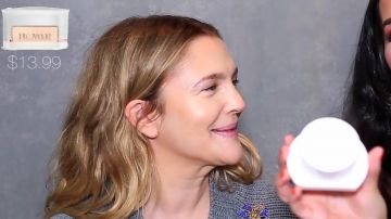 The powder binding Miracle Glow Satin Flower used by Carli Bybel on Drew Barrymore in her youtube videos "I did Drew Barrymore's Makeup! OMG!"