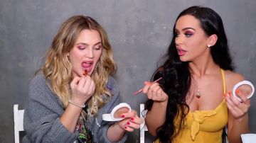 The lipstick Flower used by Carli Bybel on Drew Barrymore in her youtube videos "I did Drew Barrymore's Makeup! OMG!"