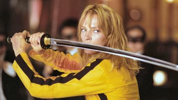 Katana bokken Shinai foam sword as the one used by Beatrix Kiddo, aka Black Mamba (Uma Thurman) as seen in Kill Bill vol. 1