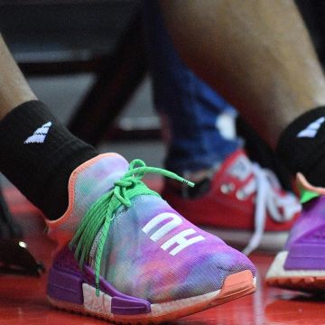 Baskets Adidas PW Race Humaine NMD porté par Donovan Mitchell sur Brkicks s Instagram compte