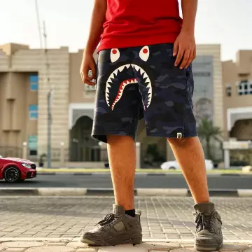 The shorts Bape that is on the influencer air way on his Instagram Spotern