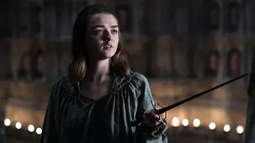 The sword "Needle", aka Needle from Arya Stark (Maisie Williams) in Game of Thrones S06E08