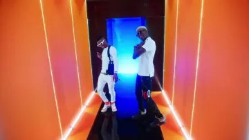 The black sneakers high tops with fur Gucci that door MHD in her video clip Bella