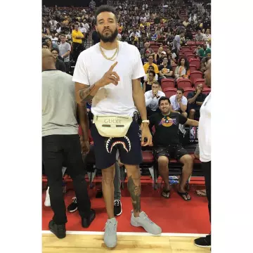 Sneakers jordan 12 retro low grey  worn by Javale Mcgee on an Instagram account (@Leaguefits)