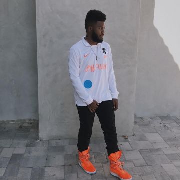 Sneakers Nike Air force 1 Sf Hi worn by Khalid on his account Instagram