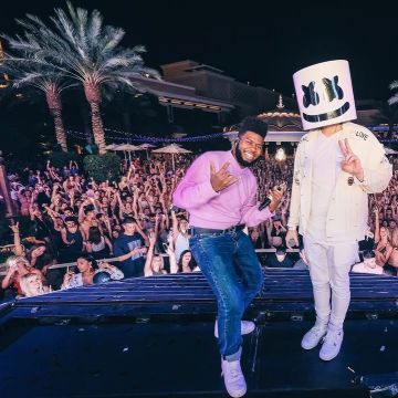 Sneakers Nike air force 1 07 white worn by Khalid on his account Instagram