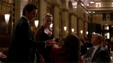 The restaurant in London in the film Batman: The Dark Knight with Bruce Wayne