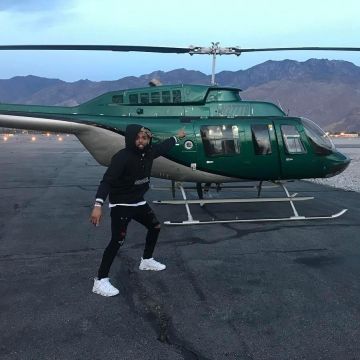 Sneakers Nike Air More Uptempo '96 worn by Odell Beckham Jr on his Instagram account