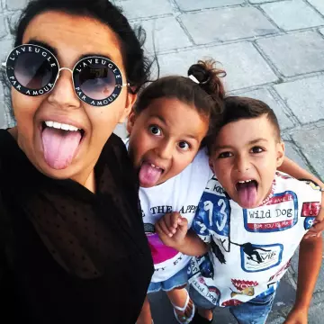 Sunglasses Gucci "blind by love" Marwa Loud on Instagram