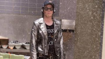 The silver jacket worn by Peter Maximoff aka Quicksilver (Evan Peters) in X Men Apocalypse