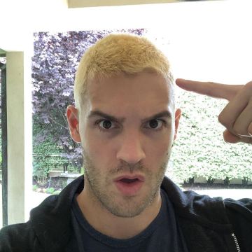 The hoody black worn by Steven R. Mcqueen on his account Instagram