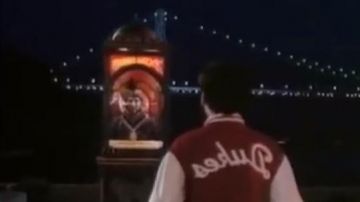 The machine Zoltar in the movie Big with Baskin (Tom Hanks)